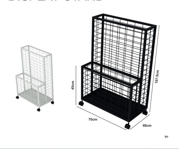 Light Tube  Display Stand