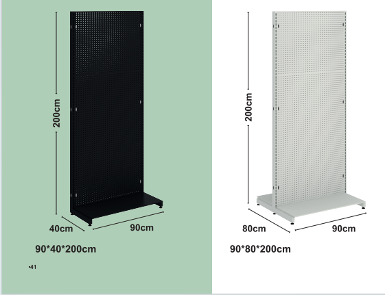 Mega Pegboard Frame Shelves