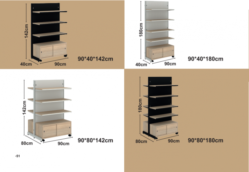 Solid Wooden Shelves +Cabinet